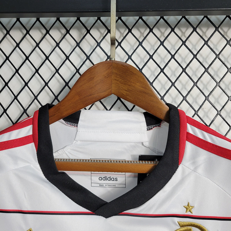 Kids Flamengo ll 2023∕24 Branco - detalle de la manga