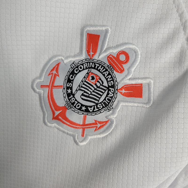 Kids Corinthians l 2023∕24 Branco-Preto - vista trasera