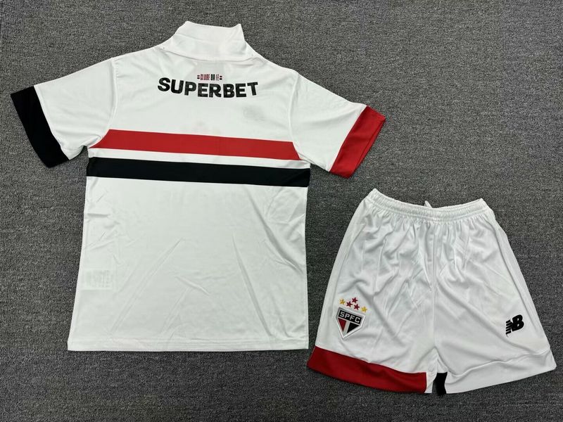 Kids São Paulo 24/25 New Balance - Branco - vista frontal