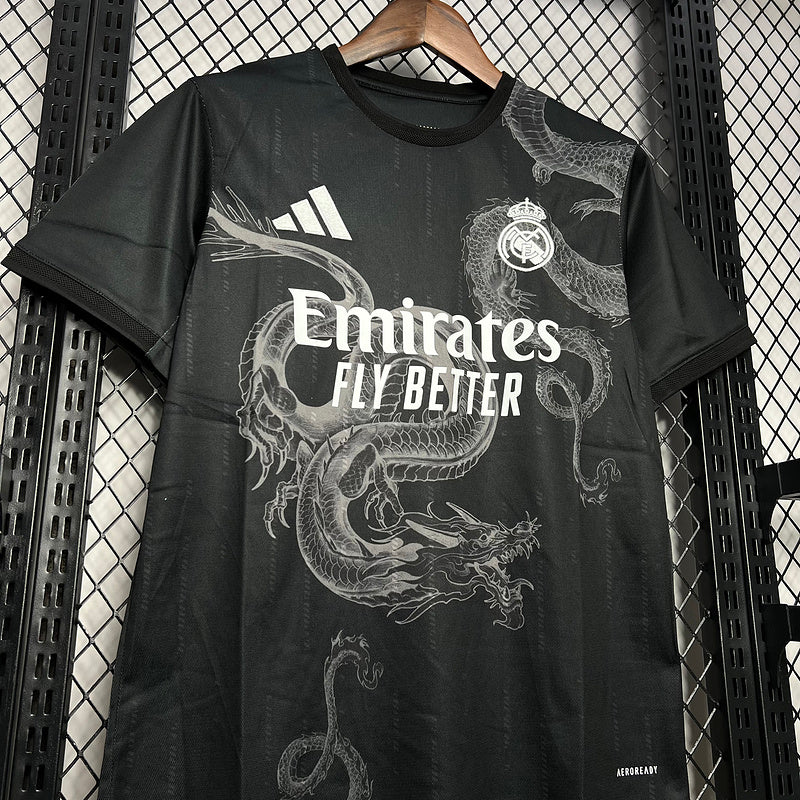 Camiseta 24/25  Real Madrid Edição Especial - Preto - vista frontal