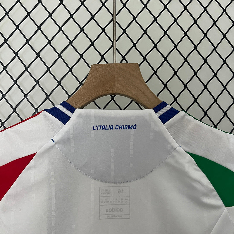 Kids Italia 24/25 Adidas - Branco - vista trasera