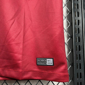 Camiseta Seleção Portugal l Retro 2014 - detalle del cuello