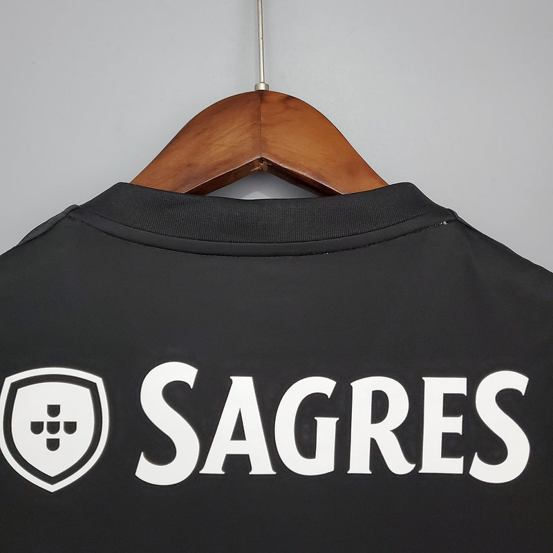 Camiseta Retro Benfica 13/14 - Preto - vista trasera