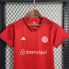 Kids Internacional l 2023∕24 Vermelho - detalle de la manga