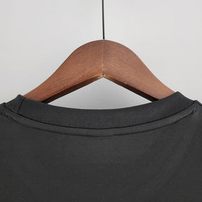 Camiseta Retro Benfica 73/74 - Preto - detalle del cuello