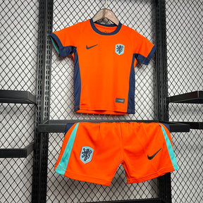 Kids Seleção da Holanda l 2024∕25 - detalle del cuello