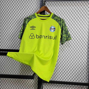 Camiseta 24/25 Gremio Treino - Verde - detalle del cuello