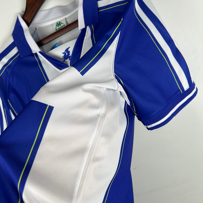 Camiseta Retro Porto 98/99 - Azul - detalle del cuello