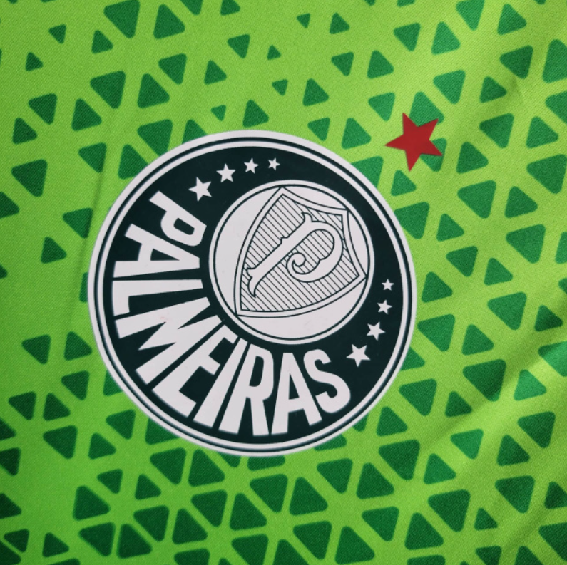 Camiseta 24∕25 Palmeiras Treino - detalle del cuello