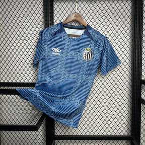 Camiseta 24∕25 Santos Treino - detalle del cuello