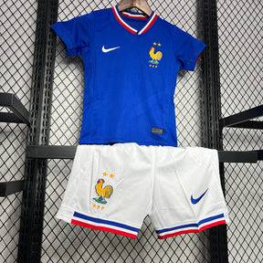 Kids Seleção da França l 2024∕25 - detalle del cuello