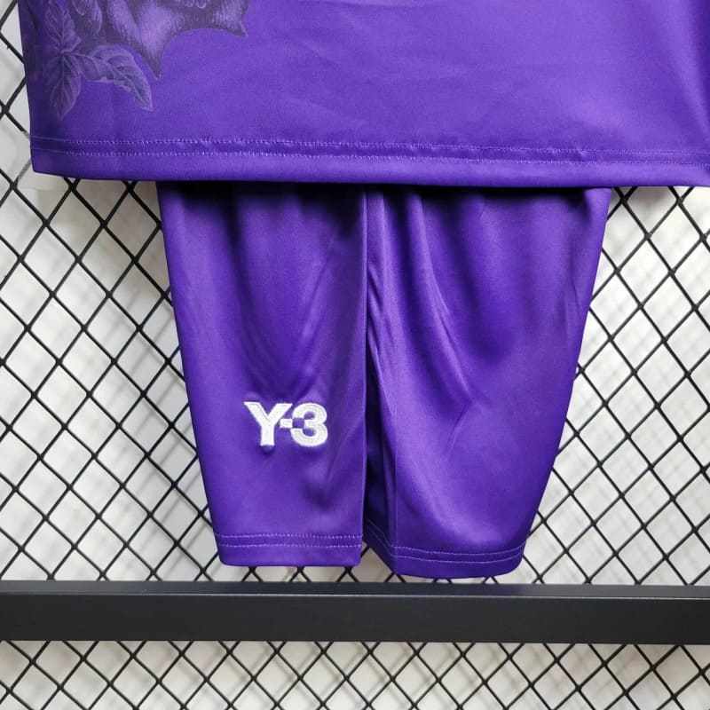 Kids Real Madrid 2024∕25- Roxo - detalle de la manga