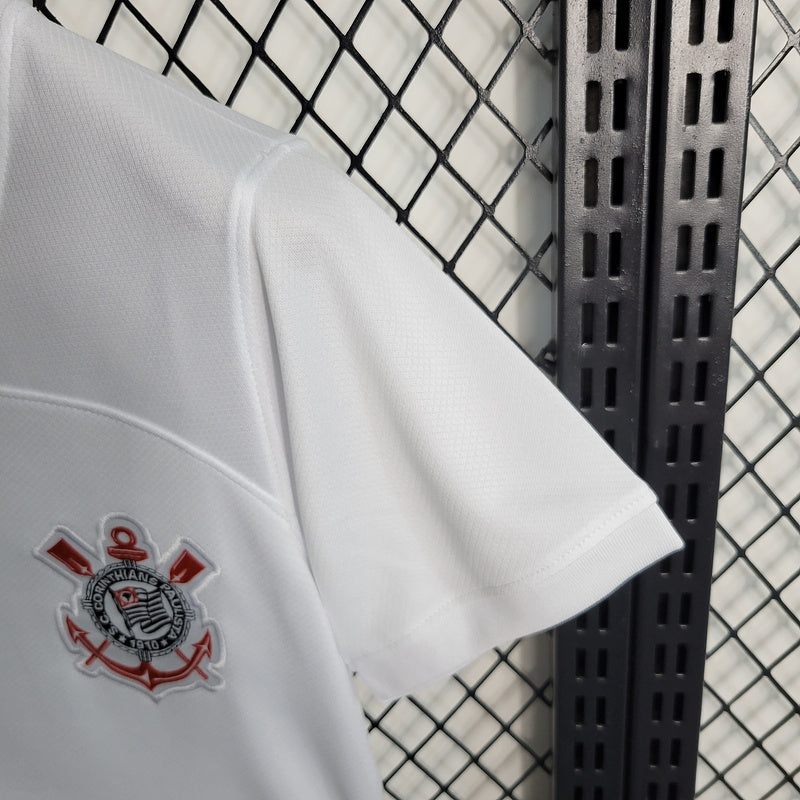Camiseta 23∕24 Corinthians ll - Femenino - Branco - vista trasera