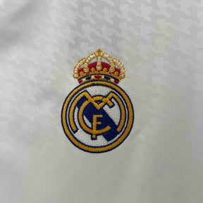 Camiseta Real Madrid 24/25 Home I - Branco - tejido y acabado