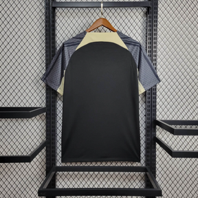 Camiseta 24/25 Corinthians Treino - Preto - detalle de la manga
