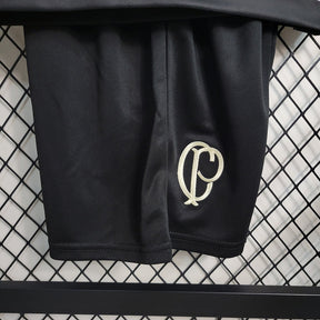 Kids Corinthians l 2023∕24 Preto-Branco - detalle del cuello