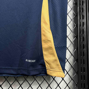 Camiseta Al Nassr Away 24/25 s/n Torcedor Masculino - Azul - detalle del cuello