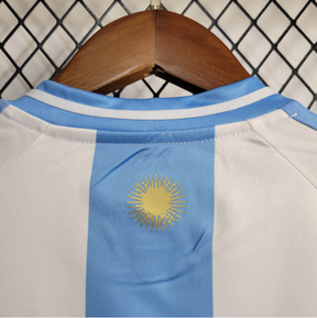 Kids Seleção Argentina l 2024∕25 Branco- Azul - detalle de la manga