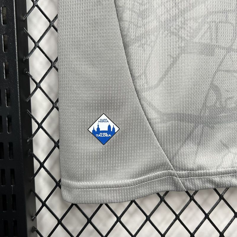 Camiseta do Deportivo Alavés ll 24/25 Branco - tejido y acabado