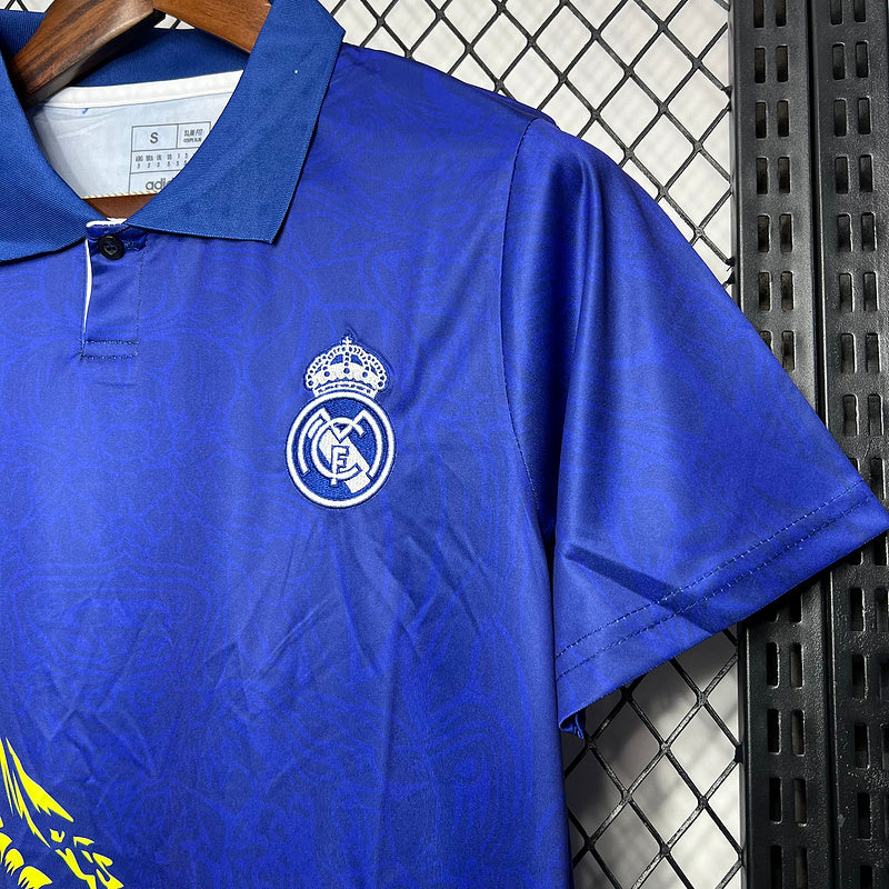 Camiseta 24/25  Real Madrid Edição Especial - Azul - vista trasera