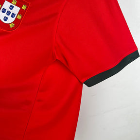 Camiseta Portugal Retrô 1972 Vermelho - vista trasera