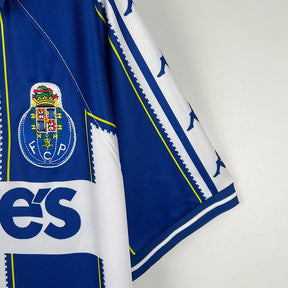 Camiseta Retro Porto 97/99 - Azul - detalle de la manga