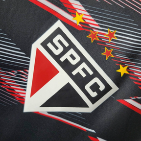 Camiseta 24∕25 São Paulo Pré Jogo - detalle de la manga