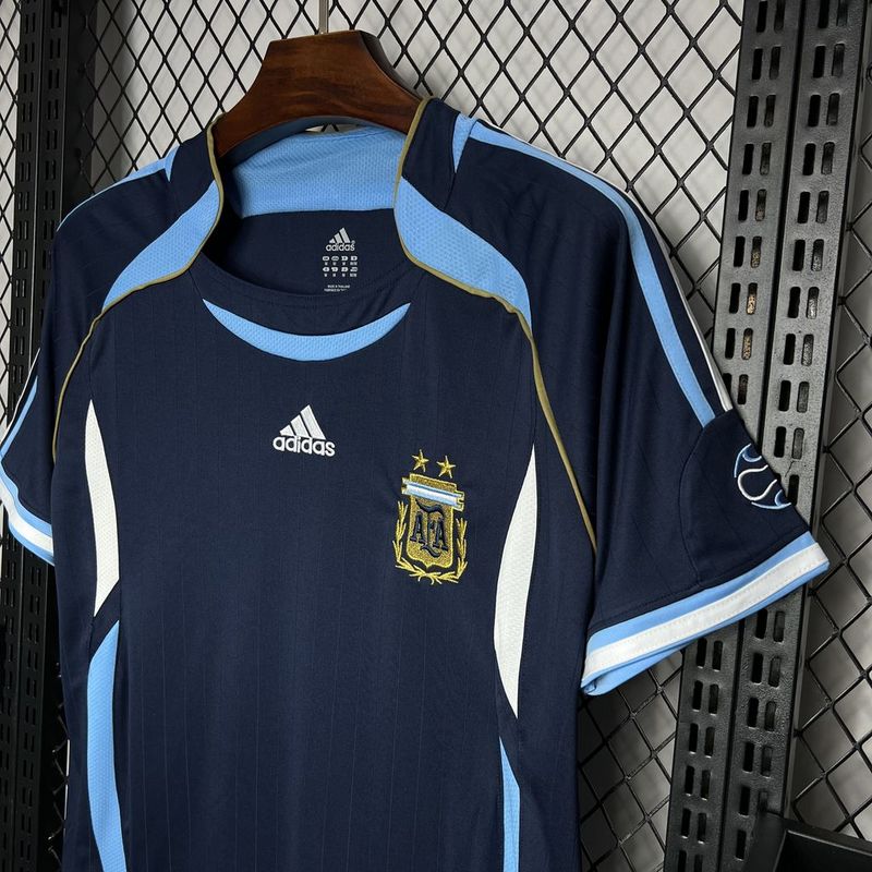 Camiseta da Seleção Argentina Retro ll - detalle de la manga