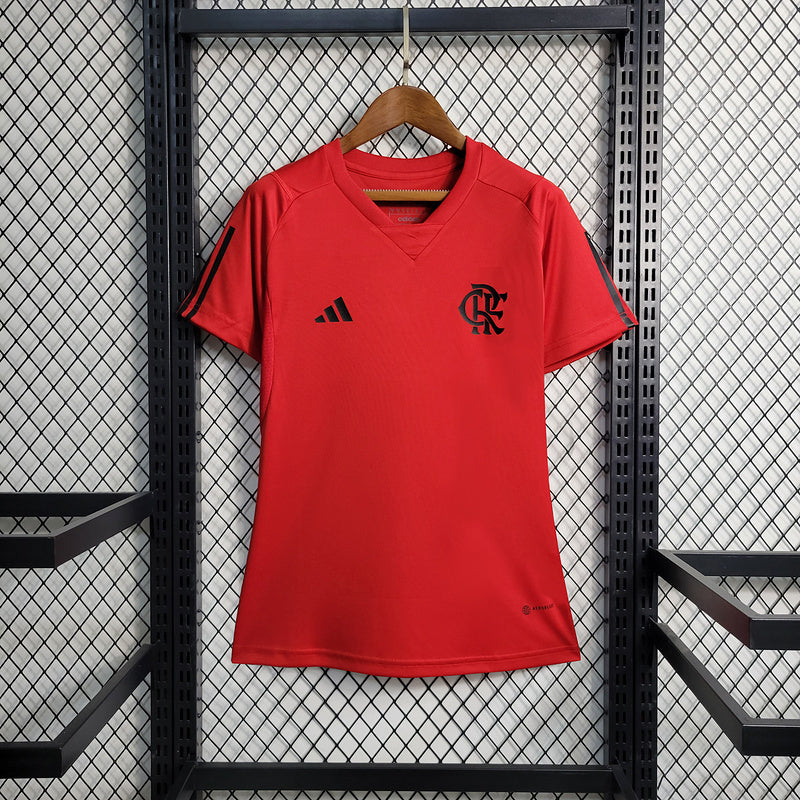 Camiseta 23∕24 Flamengo Treino - Femenino - Vermelho - foto principal