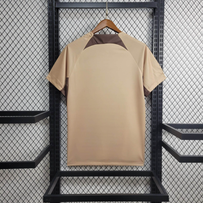 Camiseta 24/25 Corinthians TrainingBege - vista frontal