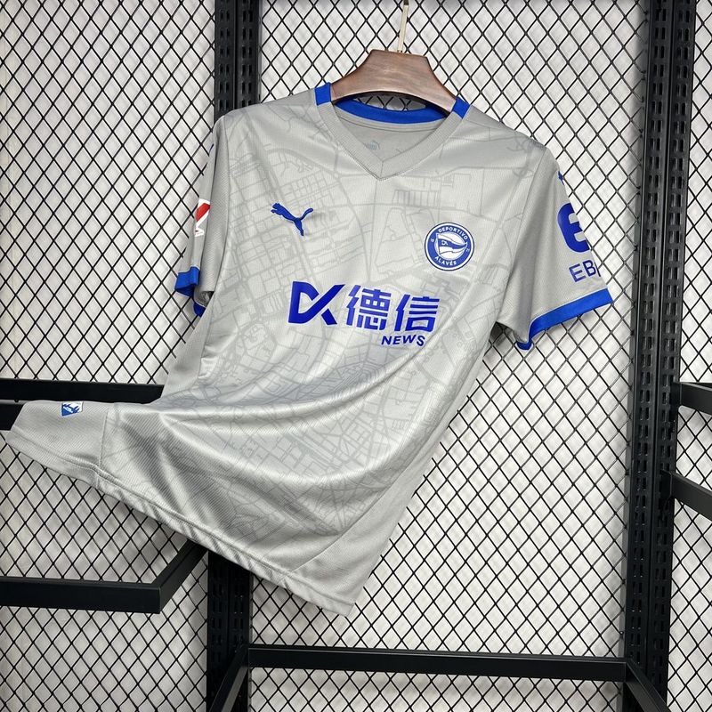 Camiseta do Deportivo Alavés ll 24/25 Branco - vista trasera