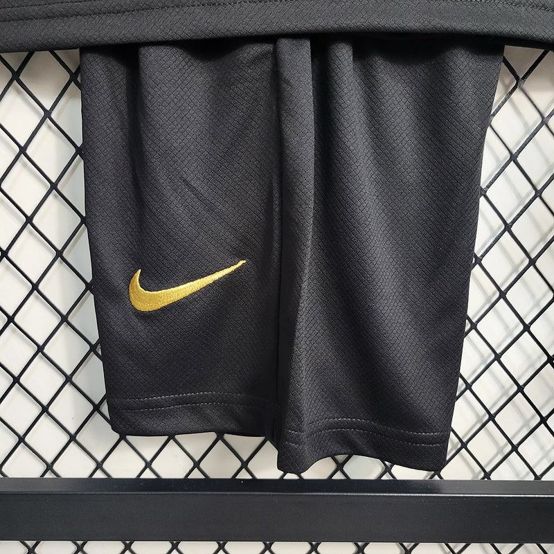 Kids Corinthians Training2023∕24 Preto - vista frontal
