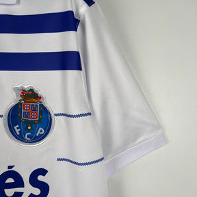 Camiseta Retro Porto 85/86 - Branco - tejido y acabado