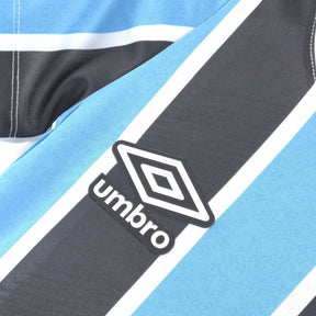 Camiseta Gremio Titular Feminina 24/25 - Preto e Azul - tejido y acabado