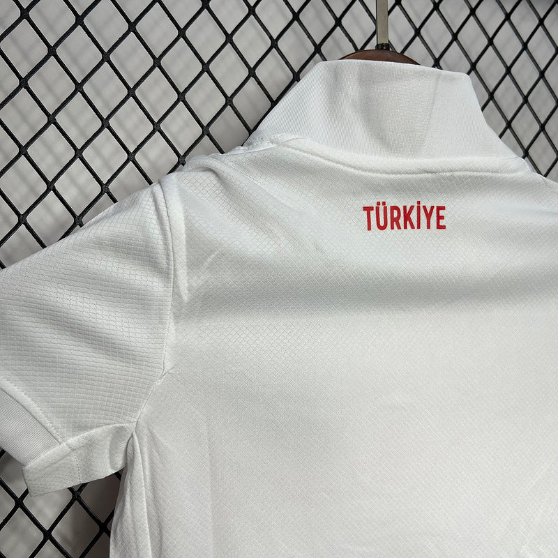 Kids Seleção da Turquia l 2024∕25 - tejido y acabado