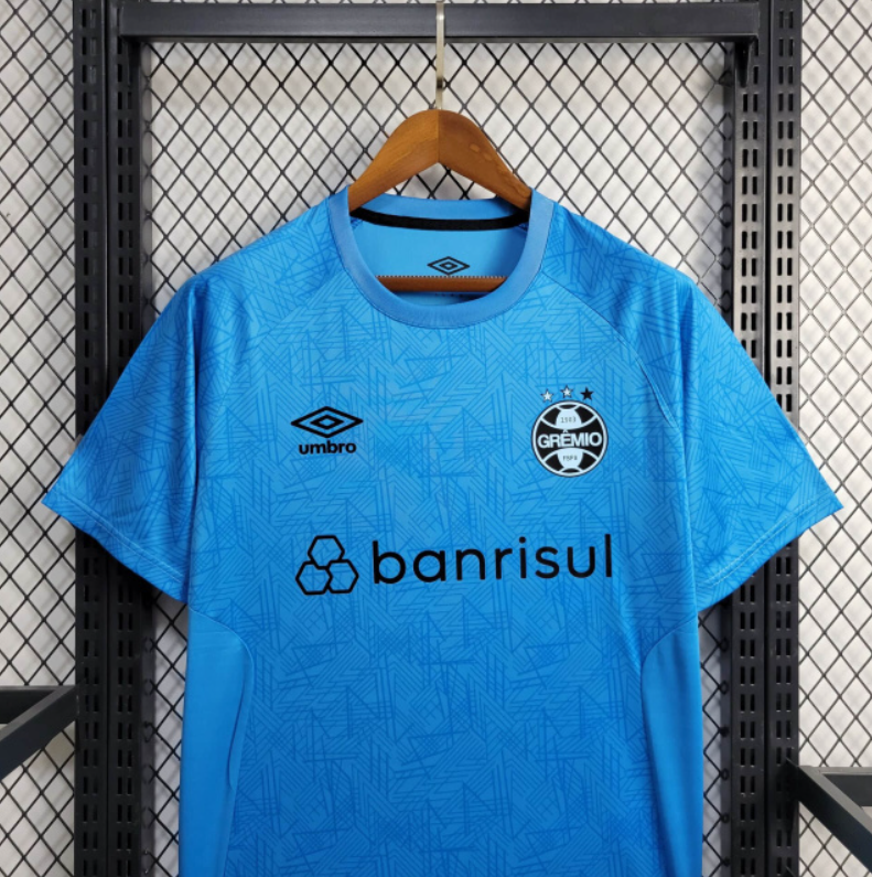 Camiseta 24/25 Gremio Treino - Azul claro - tejido y acabado
