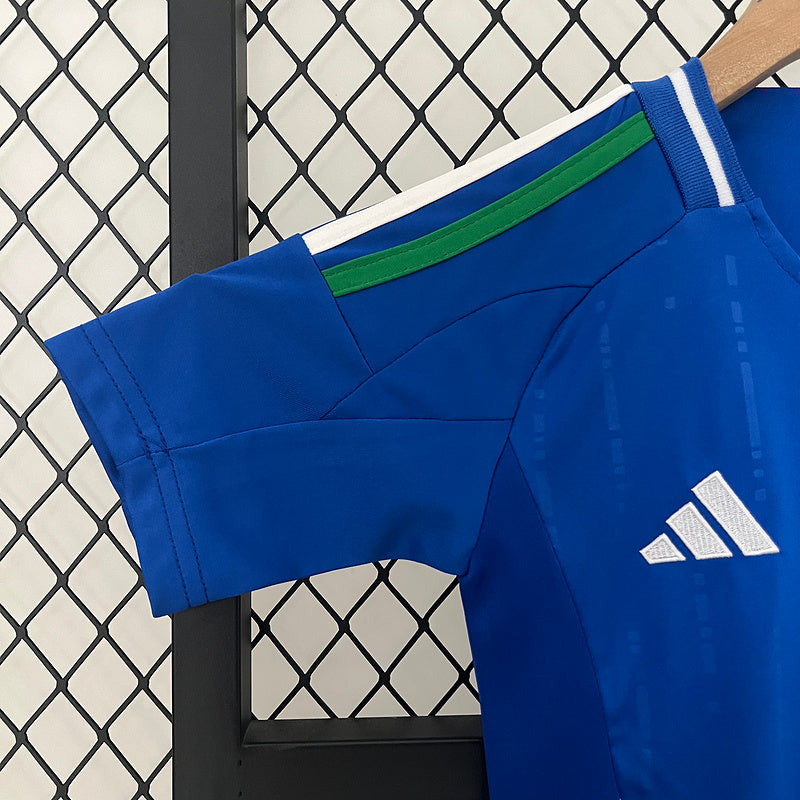 Kids Italia 24/25 Adidas - Azul - vista frontal