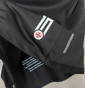 Camiseta Feminina do Vasco da Gama 24/25 Home - Preto - detalle del cuello