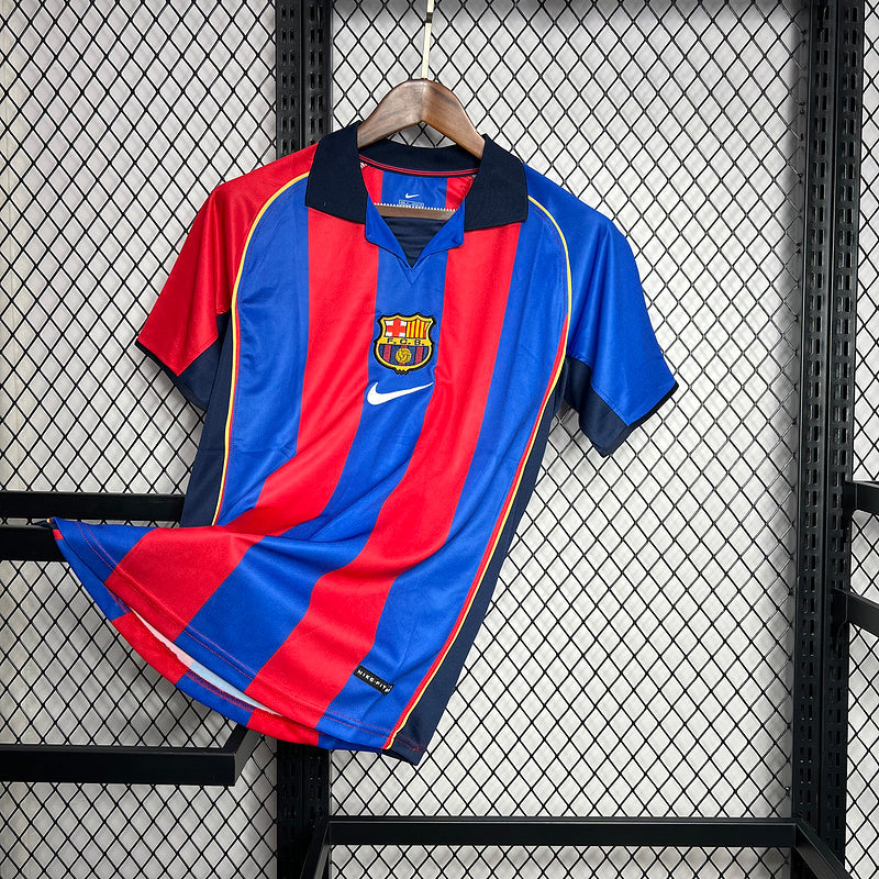 Camiseta Barcelona l Retro 2004/05 - tejido y acabado