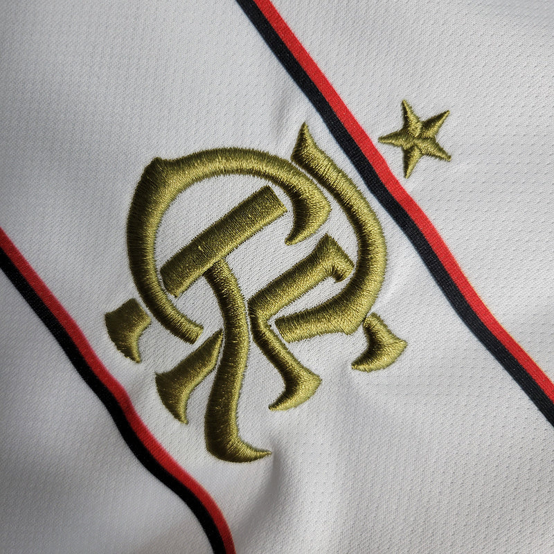 Camiseta 23∕24 Flamengo ll - Femenino - Branco - tejido y acabado