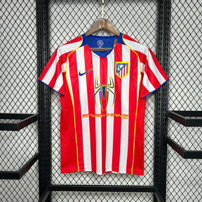 Camiseta Atletico Madrid 2004/2005 - Home Retro - detalle de la manga