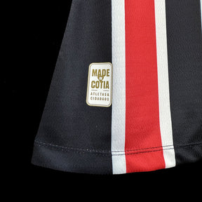 Camiseta Feminina do São Paulo Away II 24/25 - Listrada - detalle de la manga
