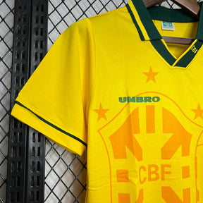 Camiseta Brasil l Retro 1994/95 - tejido y acabado