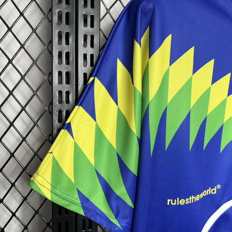 Camiseta Brasil Retro 1995 - detalle del cuello
