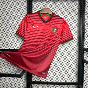 Camiseta Seleção Portugal l Retro 2014 - tejido y acabado