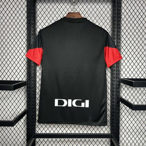 Camiseta Athletic Bilbao 24/25 - Preto e Vermelho - foto principal