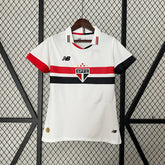 Camiseta Feminina do São Paulo Home I 24/25 - Branco - foto principal