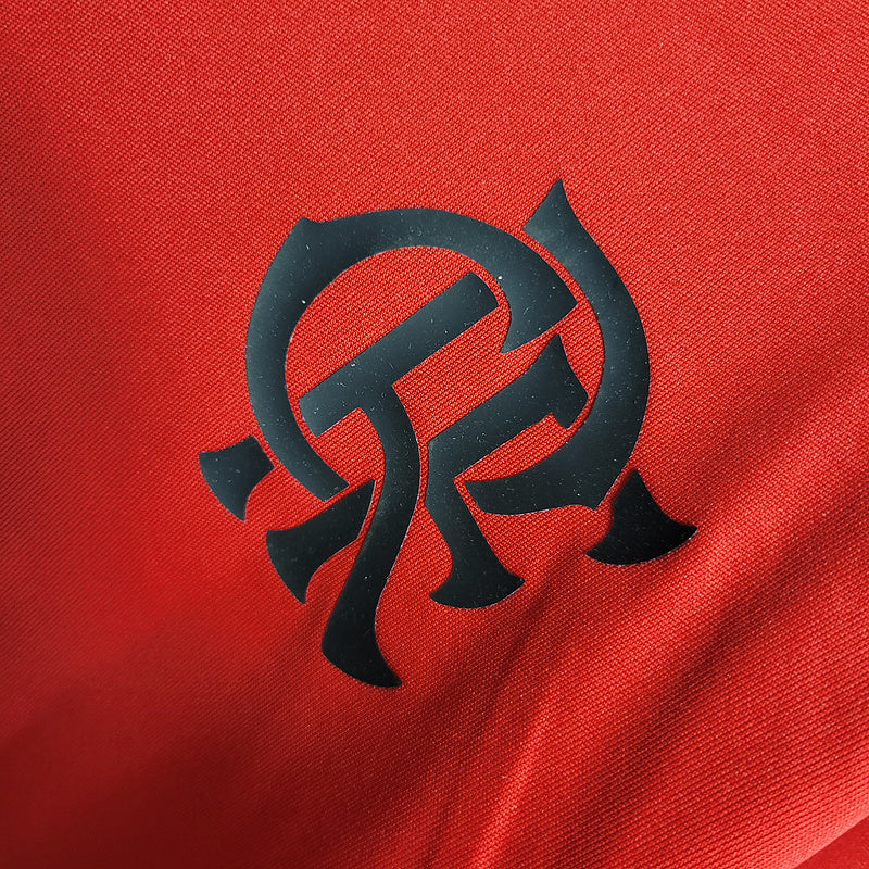 Camiseta 23∕24 Flamengo Treino - Femenino - Vermelho - vista trasera