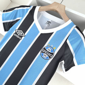 Camiseta Gremio Titular Feminina 24/25 - Preto e Azul - foto principal