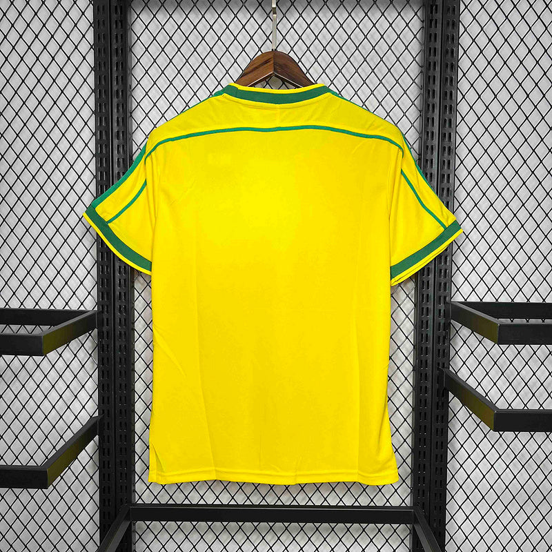 Camiseta Seleção Brasileira 1998 Reedição - vista frontal